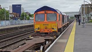 66720 Marchwood to eastleigh at eastleigh [upl. by Hum446]