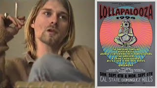 RARE Kurt Cobain Says Nirvana WILL PLAY Lollapalooza 1994 [upl. by Llereg]