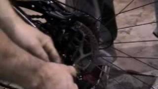 How to attach Aosom bike trailer to the quick release wheel bicycle [upl. by Rohpotsirhc]