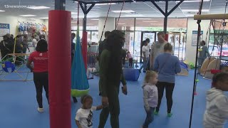 Gym for kids with autism and special needs opens in Chesapeake [upl. by Namyac]