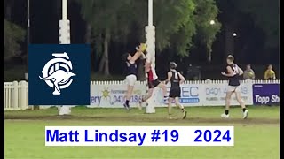 AFL  Matt Lindsay 19  GOALS  Coorparoo Roos  U13 Div 1  2024 [upl. by Ttirrem456]