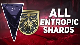 All 9 Entropic Shard Locations  Destiny 2 Beyond Light Splintered Title amp Aspect Quest Guide [upl. by Joappa]