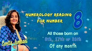 Numerology for No8 With Subtitles मूलांक 8 जन्मांक 8 Birth Date 8 Mulank 8 [upl. by Hut]