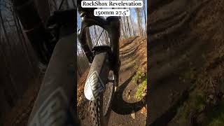 Rockshox Revelation fork at work mountainbiketrails mtb bike [upl. by Jt]