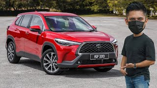 2021 Toyota Corolla Cross 18V full review in Malaysia  RM129k [upl. by Annaes]