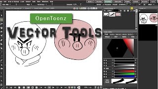 Opentoonz  Vector tools [upl. by Bunch905]