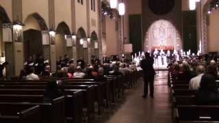 Byrd Ensemble sings Striggios Agnus Dei for 60 voices [upl. by Schifra886]