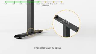 Agilestic Standing Desk Common Problem Solving video  NOT included the L shaped desk [upl. by Beutler]