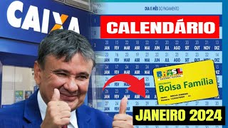 SAIU CALENDÁRIO DO BOLSA FAMÍLIA JANEIRO DE 2024 VEJA AS DATAS DE PAGAMENTO [upl. by Sayer]