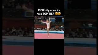 Gymnastics was INSANE in the 80’s🤯🔥 gymnastics gymnast [upl. by Weinhardt954]