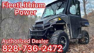 Polaris Ranger 48v EV Fleet Lithium Conversion and Range Test [upl. by Abocaj943]