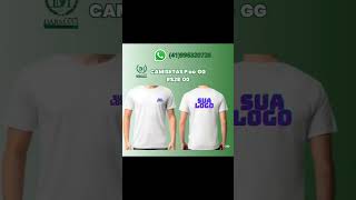 Camisetas Personalizadas para a sua empresa WHATSAPP 41996320726 [upl. by Eilloh267]