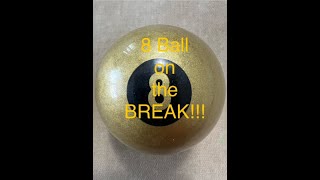 8 Ball on the BREAK Standard WPA 8 Ball Rack 9 Foot TableShorts [upl. by Ahsiel812]