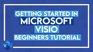 Microsoft Visio Tutorial for Beginners  How to use Visio 2016 [upl. by Airad]