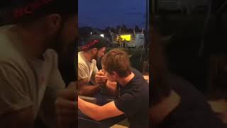 Barton Tournament September 10 2021 vs Sam Mitchell Right 176 armwrestling vermont [upl. by Adnale]