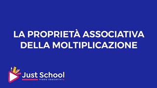 Proprietà associativa della moltiplicazione [upl. by Melmon70]