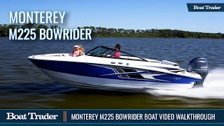 Monterey M225 Bowrider Boat Video Walkthrough [upl. by Nilahs]