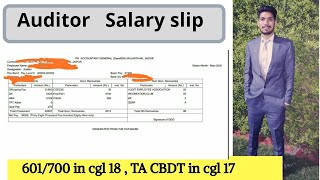 Auditor in CGA Salary slip  Auditor in CGDA CAG  SSC CGL [upl. by Ciapha590]