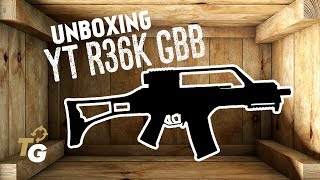 Army Armament R36K GBB  Scope  G36C Airsoft Replica Unboxing [upl. by Burnett]