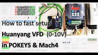 Quicktip Pokeys57CNC amp Mach4 Frequenzumrichter anschließen [upl. by Cotterell]