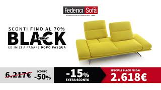 Black Friday Federici Sofà  WELLINGTON [upl. by Neitsirk474]