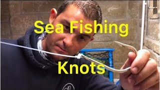 How To Tie Heavy Mono  Sea fishing for Ling Conger Cod and Skate Fishing [upl. by Ainadi]