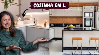 DICAS PARA COZINHA PLANEJADA EM L [upl. by Naam]