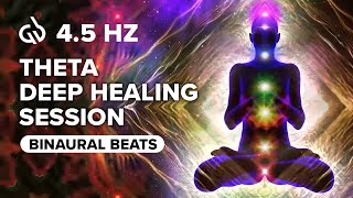 Deep Theta Wave Healing Meditation Healing Binaural Beats [upl. by Odlareg501]