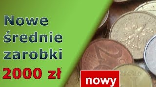 Średnie Zarobki 2000 zł Prawdziwe dane o zarobkach GUS wyjaśnia [upl. by Chappelka]