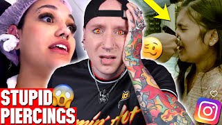 Shocking Piercing Fails YOU WONT BELIEVE  Instagram DMs 54  Roly [upl. by Chickie]