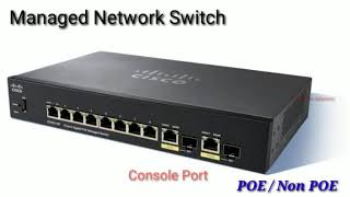 Difference between Managed and unmanaged network switch in Tamil  POE Managed and unmanaged switch [upl. by Notniuq]