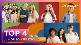 🇳🇱 Top 4  Junior Songfestival 2024 NL [upl. by Body]