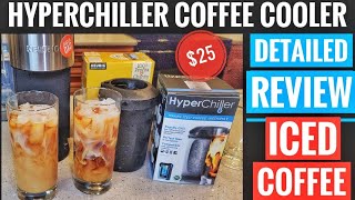 DETAILED REVIEW HyperChiller Maxi Matic Instant Iced Coffee DOES IT WORK YES [upl. by Wellesley]