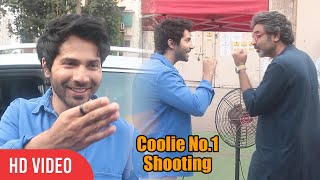 Coolie No1 Shooting BEHIND THE SCENE  Varun Dhawan [upl. by Calysta]