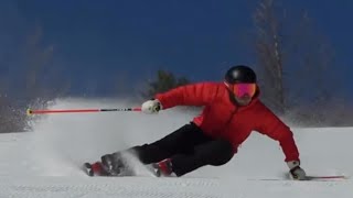 Skiing in Livigno Carosello 3000 with top turns by Jacopo Bonacorsi [upl. by Sarid92]