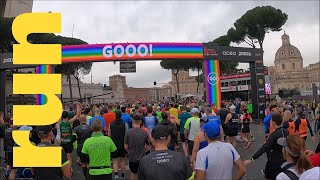 Rome Marathon 2022  Virtual Run In Race For Treadmill [upl. by Solrac822]