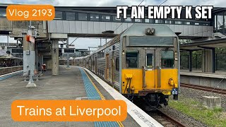 Sydney Trains Vlog 2193 Trains at Liverpool [upl. by Senecal]