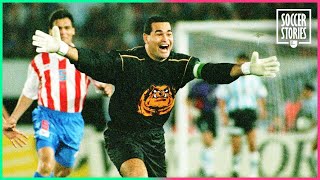 José Luis Chilavert one of the craziest goalkeepers ever  Oh My Goal [upl. by Tenahs199]