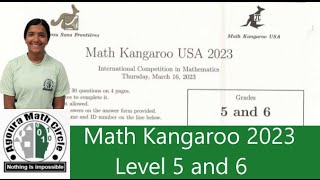 Math Kangaroo 2023 Level 5 and 6 Presented by Navya Sreeraj [upl. by Fan]