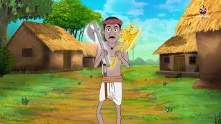 ईमानदार लकड़हारा  New Hindi Kahaniya  SSOFTOONS Hindi Kahani  Moral Stories in Hindi [upl. by Dnaletak]