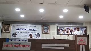 Alumni meet speech by pass out student [upl. by Anaid]