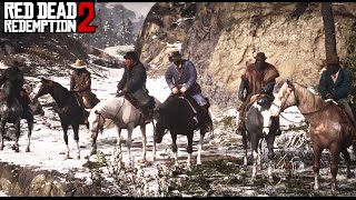 Red Dead Redemption 2  Train Robbery Scene  Full Mission PS5 [upl. by Adnaugal]