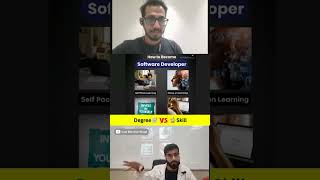 Degree Vs Skills What is more important  education codingeducation softwaredevelopment [upl. by Shinberg]