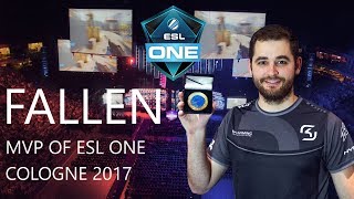 FalleN  HLTV MVP by ZOWIE of ESL One Cologne 2017 [upl. by Neyuq185]