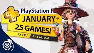 PlayStation Plus Extra  January 2024 PS [upl. by Kcirrek]