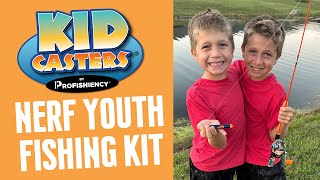 Nerf Fishing Youth Kit from Kid Casters [upl. by Suoiluj823]