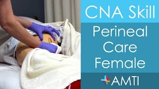 Perineal Care Female  CNA State Board Exam Skill [upl. by Doak]