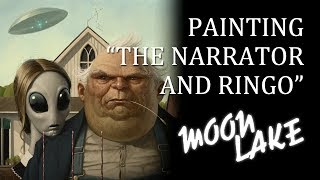 Speedpainting  The Narrator and Ringo Moon Lake [upl. by Mannos]