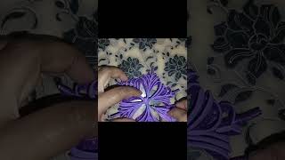 DIY Glitter Foam Flower  Easy Handmade Craft for Home Decor [upl. by Hannavas]