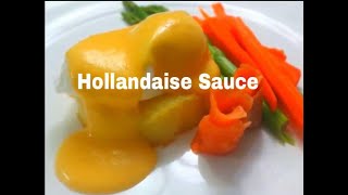 HOW TO MAKE Hollandaise Sauceeasy and quick recipeHOLLANDAISE SAUCE RECIPE [upl. by Assirrec]